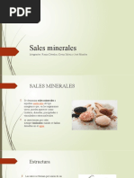 Sales Minerales