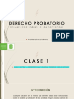 Derecho Probatorio: Universidad Industrial de Santander