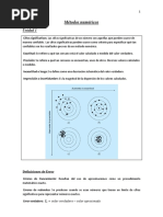 Métodos Numéricos: Unidad 1