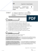 Unidad 1:: Segundo Año - Ciencias Naturales