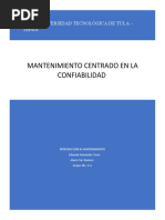 Mantenimiento Centrado en La Confiabilidad