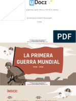 Accede A Apuntes, Guías, Libros y Más de Tu Carrera: Primera-Guerra-Mundial-Trabajo-Grupal 12 Pag