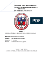 Universidad Autonoma "Juan Misael Saracho" Facultad de Ingeniera de Recursos Naturales Y Tecnología Carrera Ingeniería Agronómica