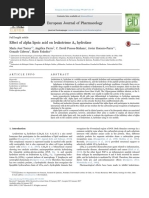 Effect of Alpha Lipoic Acid On Leukotriene A4 Hydrolase