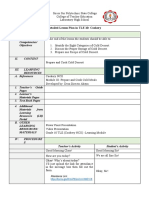 Detailed Lesson Plan in TLE 10: Cookery: Attendance Link