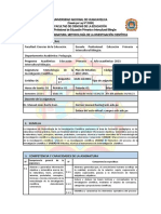 Sílabo Metodología Investigación Científica 23