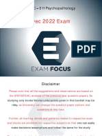 011 Exam Focus Dec 22