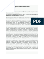 Operaciones en Los Almacenes-Caso de Estudio