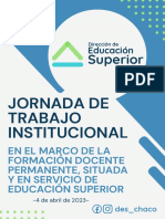 Superior: Jornada de Trabajo Institucional