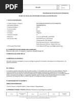 I. Datos Generales: Programa de Investigación Formativa Sílabo de Técnicas E Instrumentos para La Investigación