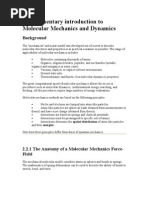 2.2 Elementary Introduction To Molecular Mechanics and Dynamics