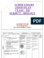 Lesson Plan Xii Bio 23-24