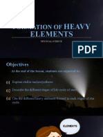 Formation of Heavy Elementsheavy Elements