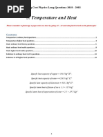 Temperature and Heat