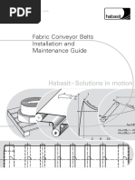 Fabric Conveyor Belts Installation and Maintenance Guide: Habasit - Solutions in Motion