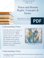 Peace and Human Rights: Concepts & Issues: Bernardo E. Guillermo Iii, Mpa