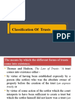 Classification of Trust