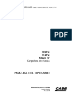 Manual Del Operario: Cargadora de Ruedas