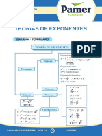 ÁLGEBRA - S9 - Teorías de Exponentes