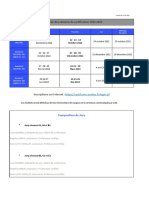 Proposition - Calendrier DELF DALF 2023