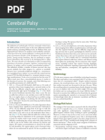 Cerebral Palsy: Christian M. Niedzwecki, Sruthi P. Thomas, and Aloysia L. Schwabe