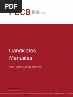 Manuales Candidatos: Auditores Líderes Iso 37001