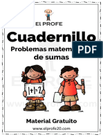 Cuadernillo Problemas Matematicos de Sumas Elprofe20