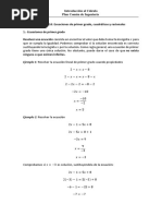 Material 10 - Ecua. de Primer Grado, Cuadráticas y Racionales