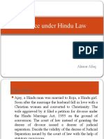 Divorce Under Hindu Law: Ahmar Afaq