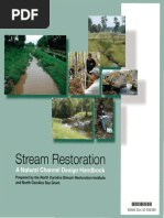 Stream Restoration Handbook - North Carolina