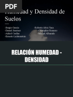 Humedad y Densidad de Suelos