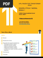 Semana 1 (Etica y Moral)