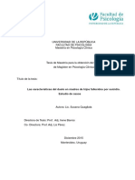 QUAGLIATA Las Caracteristicas Del Duelo en Madres de Hijos Fallecidos Por Suicidio