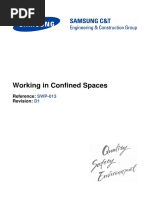 Working in Confined Spaces: SWP-013 D1