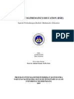 Sejarah Perkembangan Realistic Mathematics Education