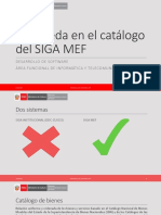 Busqueda en El Catalogo Del SIGA MEF