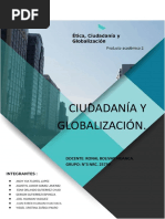 Ciudadanía Y Globalización.: Docente: Ronal Bolivar Huanca. GRUPO: N°3 NRC. 25739