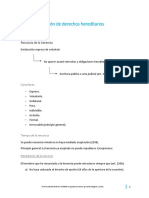 Renuncia y Cesión de Derechos Hereditarios