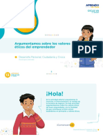 13 Argumentamos Sobre Los Valores Éticos Del Emprendedor