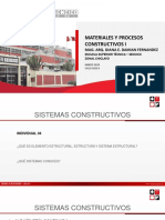 Materiales Y Procesos Constructivos I: Mag. Arq. Diana E. Damian Fernandez