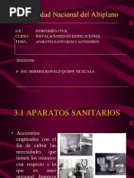 Aparatos Sanitarios y Accesorios