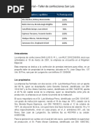 Caso Industrial Confecciones San Luis