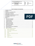 05.00 Company Standing Orders For Bridge Watchkeepers