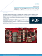 500W High Efficiency Switched-Tank Converter (STC) Reference Design Based On STNRG328S and STPRDC02A For 54V Bus Conversion in Server Application