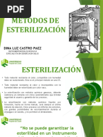 Métodos de Esterilización: Dina Luz Castro Paez