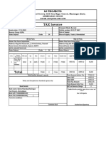 TAX Invoice: SJ Projects