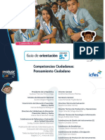 Guía de Orientación: Competencias Ciudadanas: Pensamiento Ciudadano