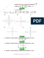 Representación Gráfica de Curvas en Forma Paramétrica: X Ecost y e Sent Ì ÏÏ ÍÏ ÏÎ