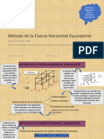 Método de La Fuerza Horizontal Equivalente