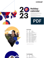 Holiday Calendar